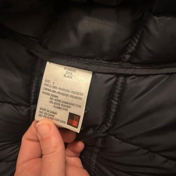 Woolrich Women’s Black Goose Down Puffer Jacket Size Small - Picture 2 of 5